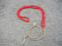 Antique Revival Coral Bead Necklace Jewelry Costume