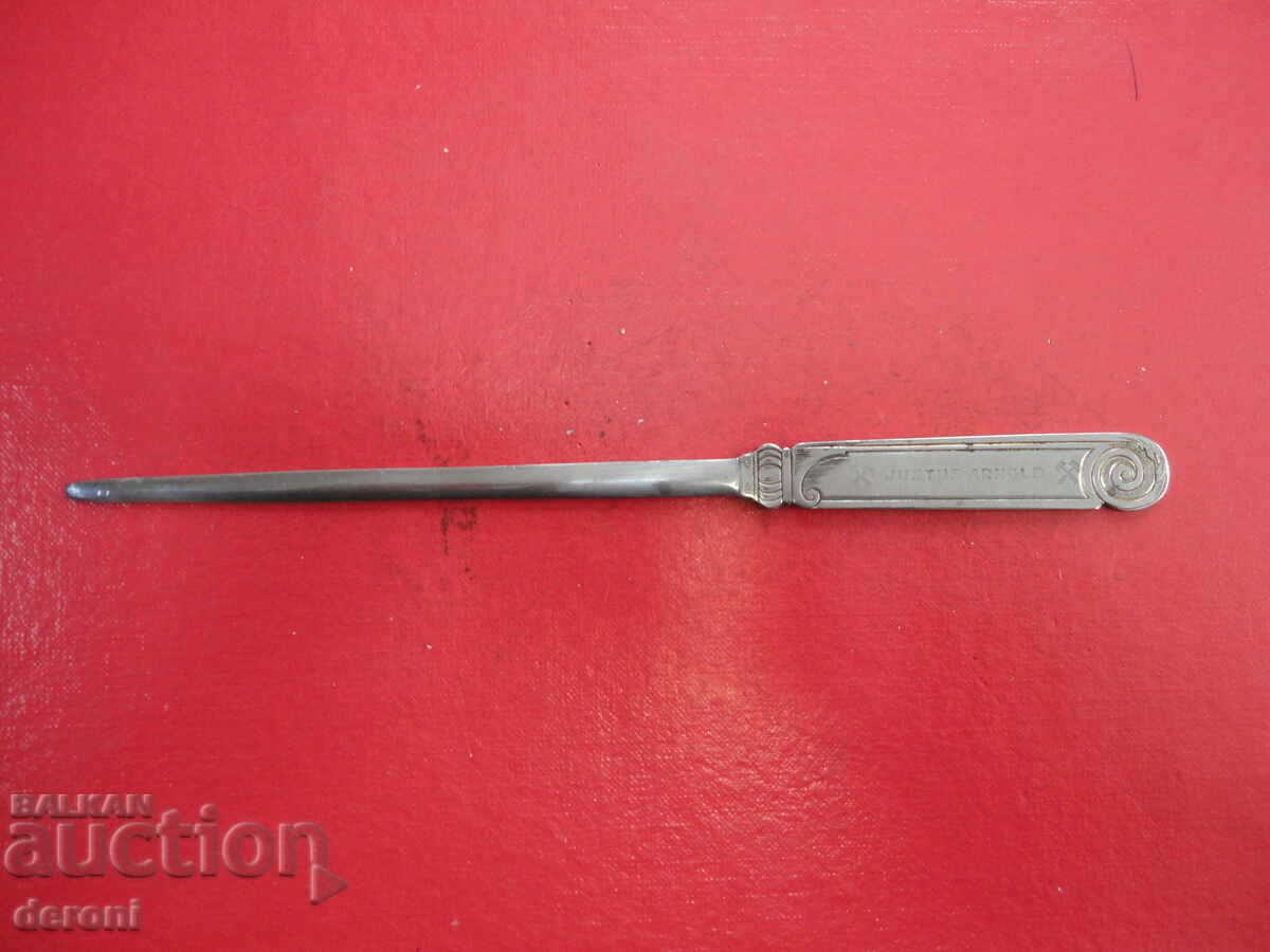Antique German Letter Opener Tustus Arnold with price 20.00 BGN | € 10.23 Antique German Letter Opener Tustus Arnold with price 20.00 BGN | € 10.23