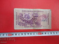 10 franci elvețieni elvețieni 1963