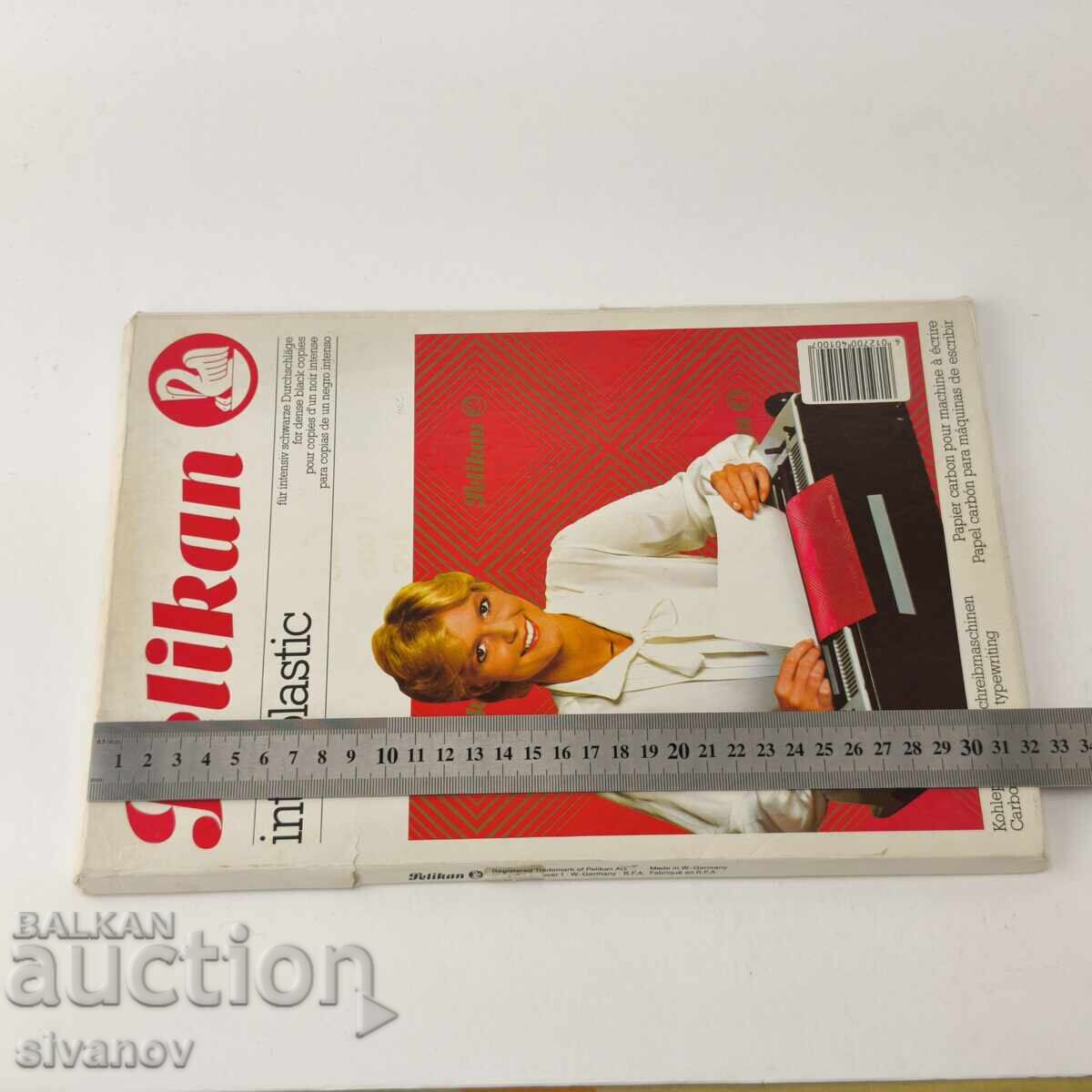 Pelikan Indigo Pack for Typewriter A4 Black 100 pcs #5924 - 6 Pelikan Indigo Pack for Typewriter A4 Black 100 pcs #5924 - 6