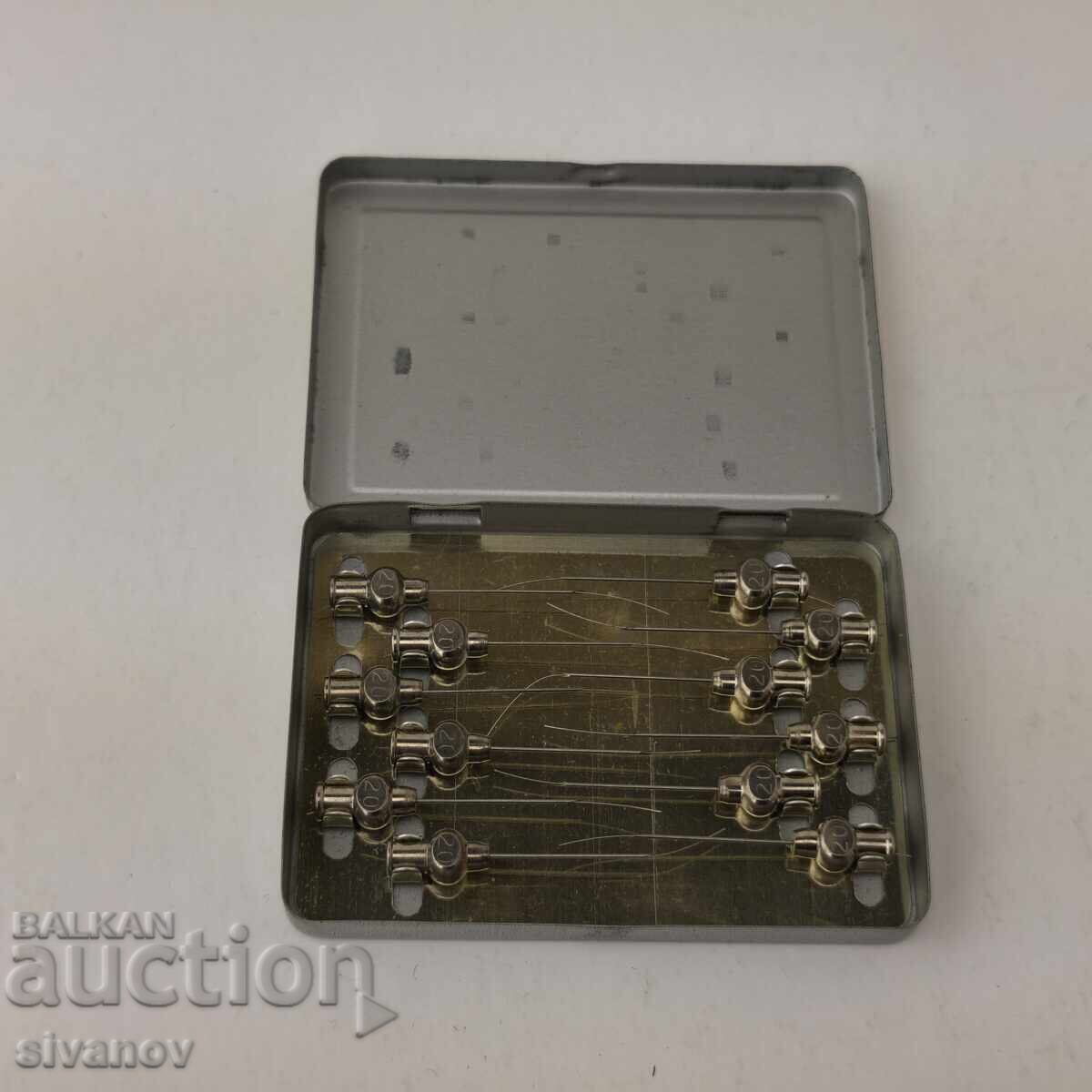 Παλιές βελόνες σύριγγας Injekta Γερμανίας 12 τεμάχια #5925 με τιμή 19.99 BGN | € 10.22