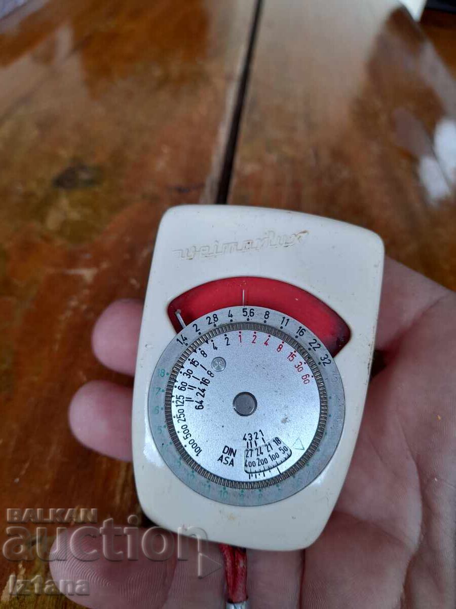 Παλιό φωτόμετρο Weimar Lux με τιμή 27.00 BGN | € 13.80