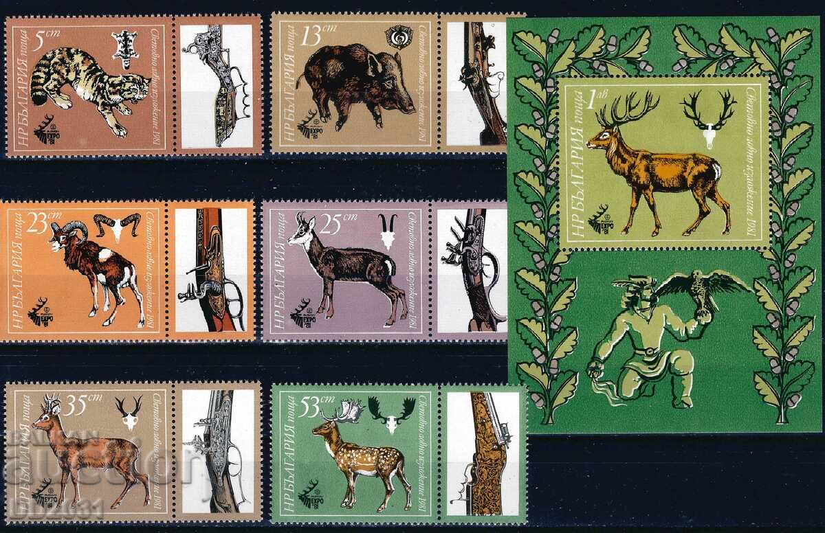 България 1981 - фауна  MNH