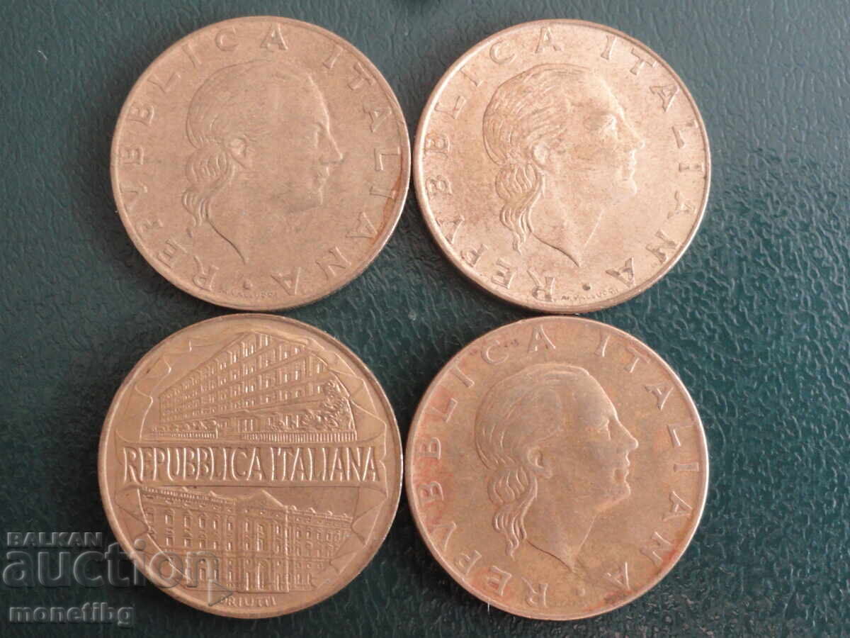 Παράδοση Ιταλία - 200 λίρες (4 τεμάχια) Παράδοση Ιταλία - 200 λίρες (4 τεμάχια)