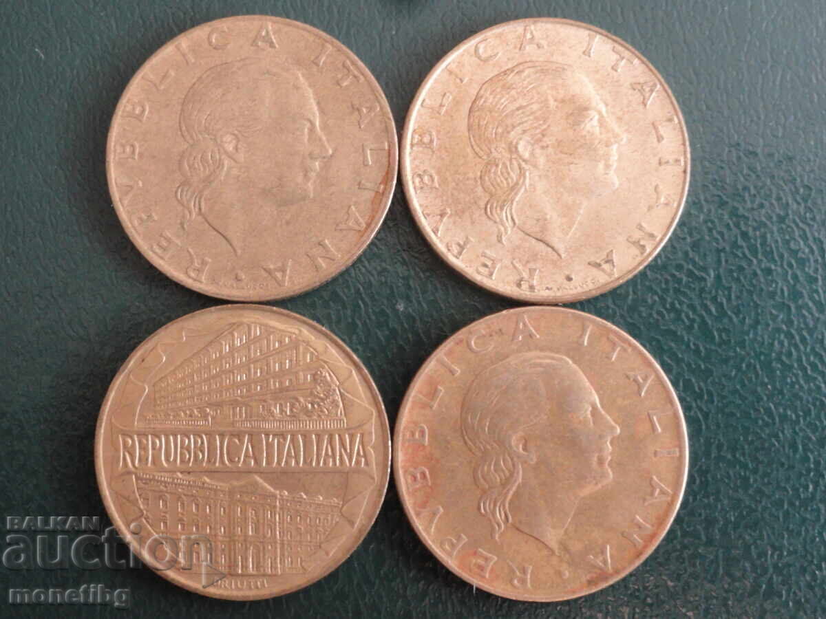 Италия - 200 лири (4 броя) - 6 Италия - 200 лири (4 броя) - 6