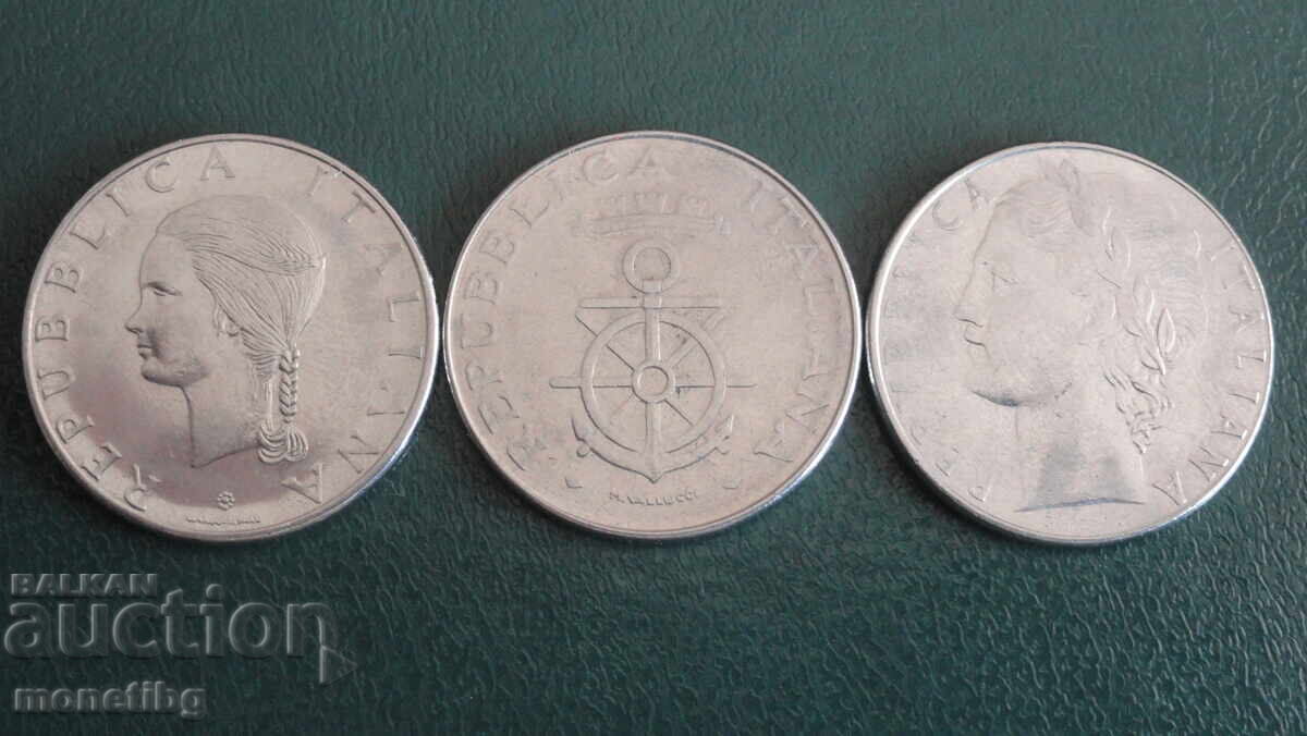 Παράδοση Ιταλία 1979-81 - 100 λιρες (3 τεμάχια) Παράδοση Ιταλία 1979-81 - 100 λιρες (3 τεμάχια)