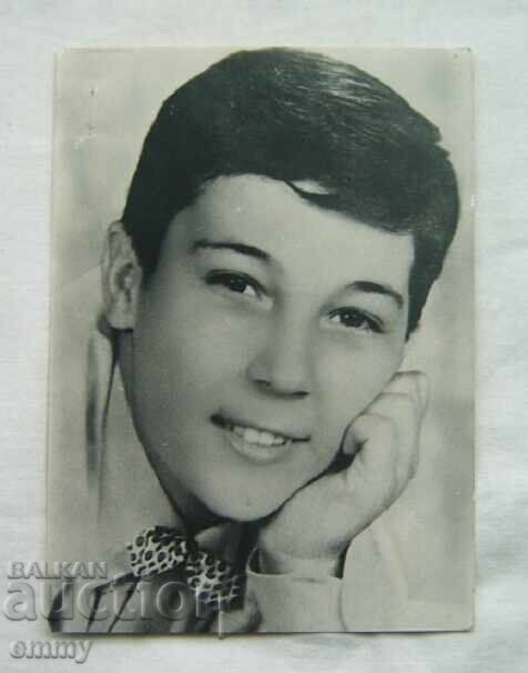 Παλιά φωτογραφική κάρτα Roberto Loreti, τραγουδιστής, Ιταλία 1960s