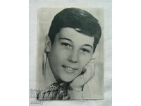Carte poștală veche cu Roberto Loreti, cântăreț, Italia, anii 1960