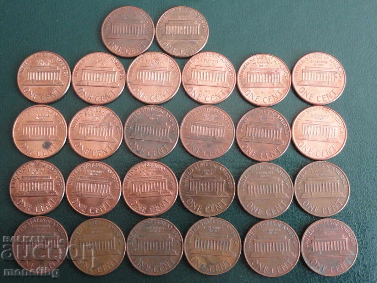 ΗΠΑ - 1 σεντ (26 τεμάχια) - 6