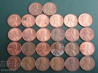 ΗΠΑ - 1 σεντ (26 τεμάχια)