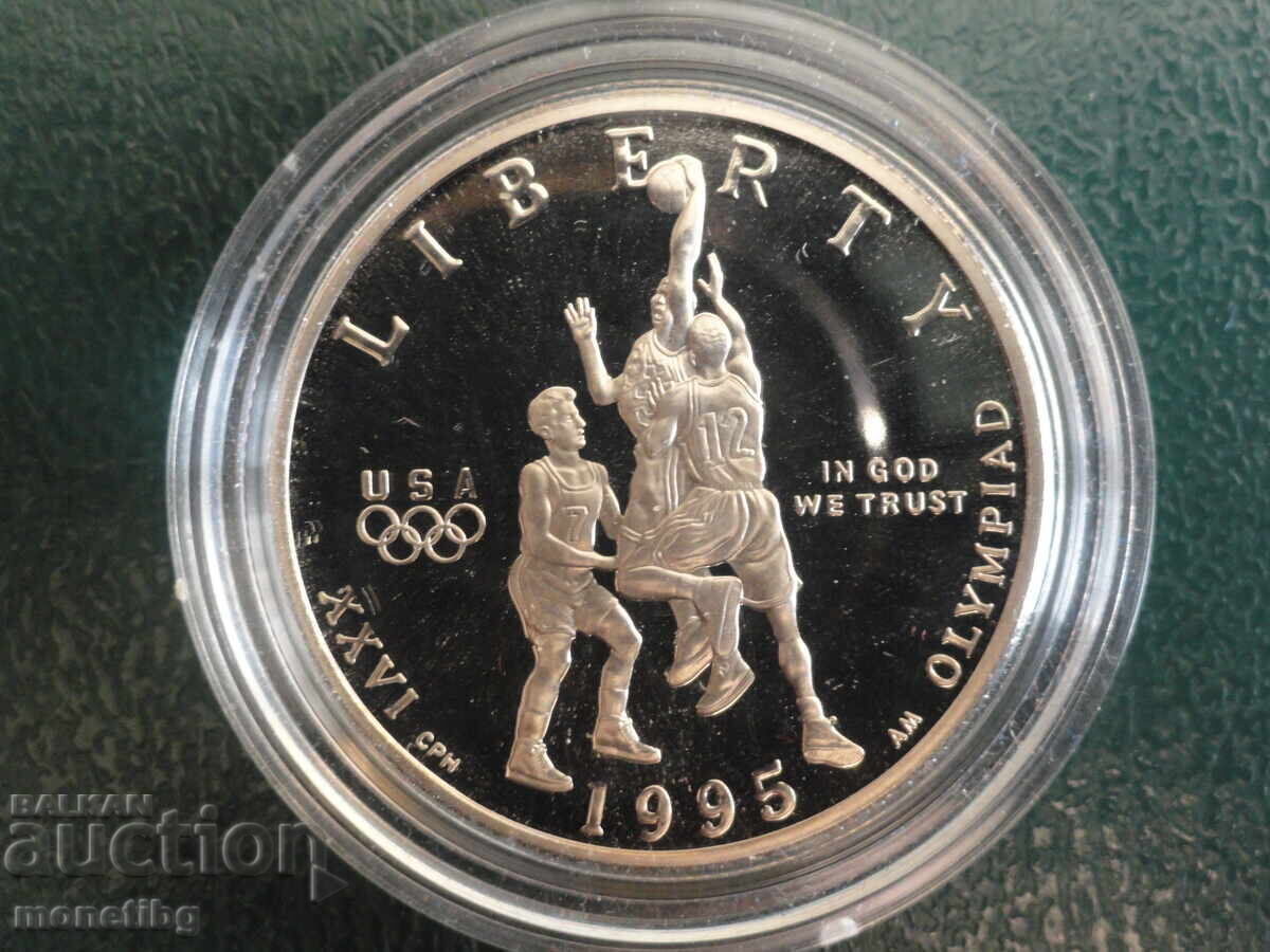ΗΠΑ 1995 - 1/2 δολάριο ''Μπάσκετ'' (S) Proof