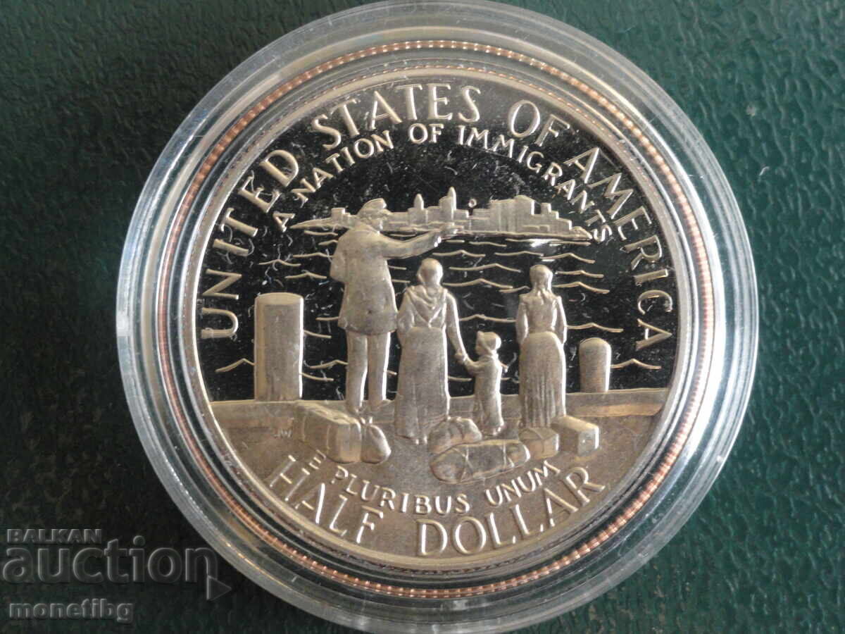 Livrarea SUA 1986 - 1/2 dolar ''Statuia Libertății'' (S) Proof