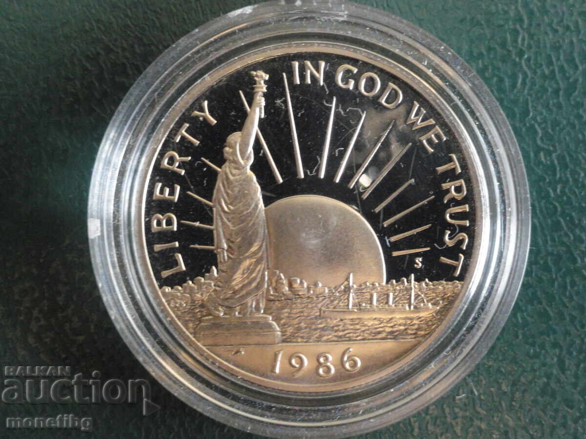 USA 1986 - 1/2 Dollar "Statue of Liberty" (S) Proof - 5