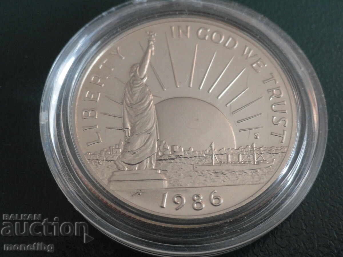 SUA 1986 - 1/2 dolar ''Statuia Libertății'' (S) Proof - 7