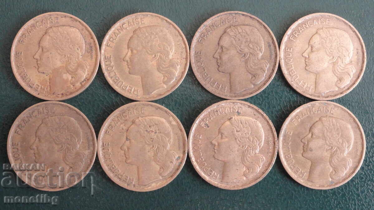 Γαλλία 1950-53 - 20 φράγκα (8 τεμάχια) - 6