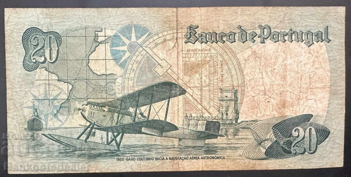 Auction Portugal 20 Escudos 1978 Pick 173 Ref 4174 Auction Portugal 20 Escudos 1978 Pick 173 Ref 4174