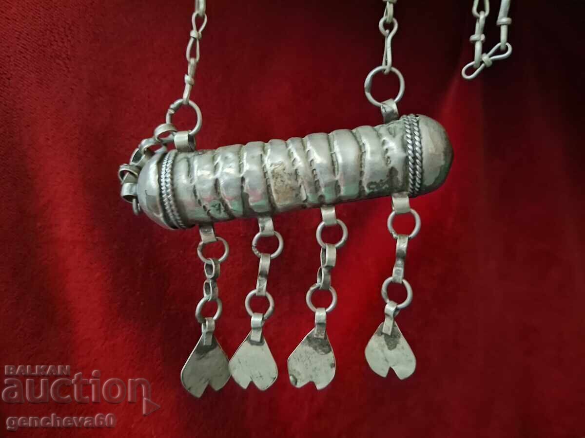 Автентична Възрожденска Муска амулет,сачан - 5