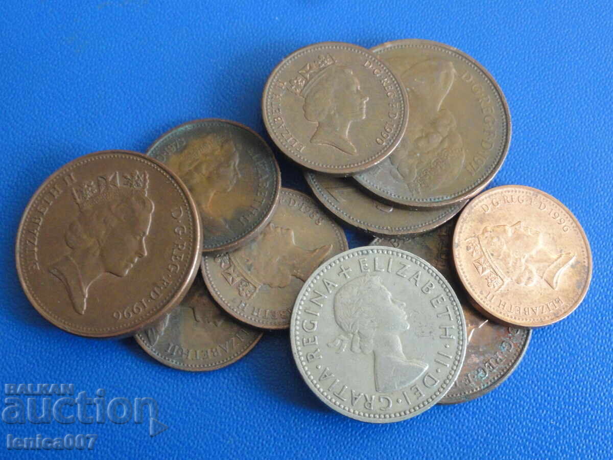 Licitație Marea Britanie - Monede (10 bucăți)