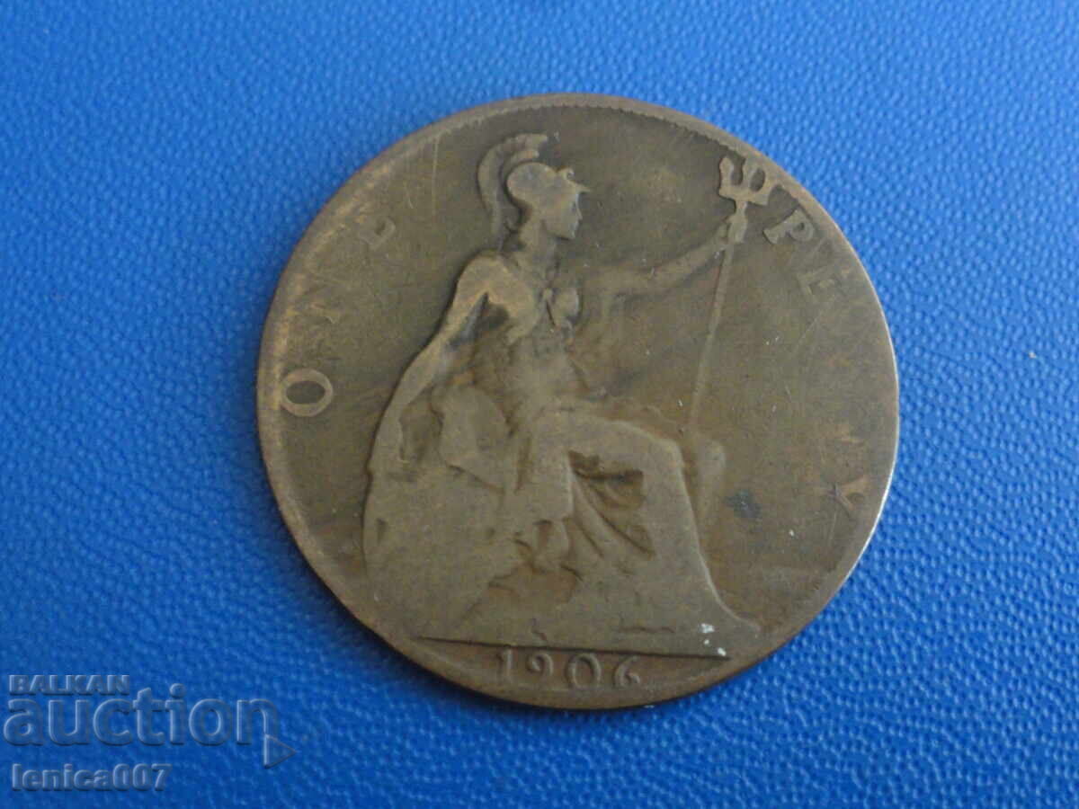 Great Britain 1906 - 1 Penny - 5 Great Britain 1906 - 1 Penny - 5
