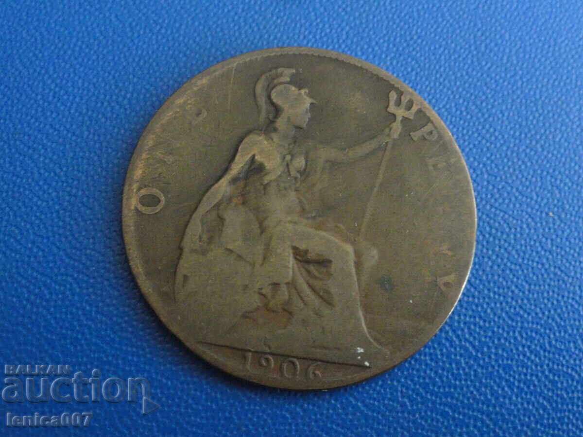 Ηνωμένο Βασίλειο 1906 - 1 πέννι