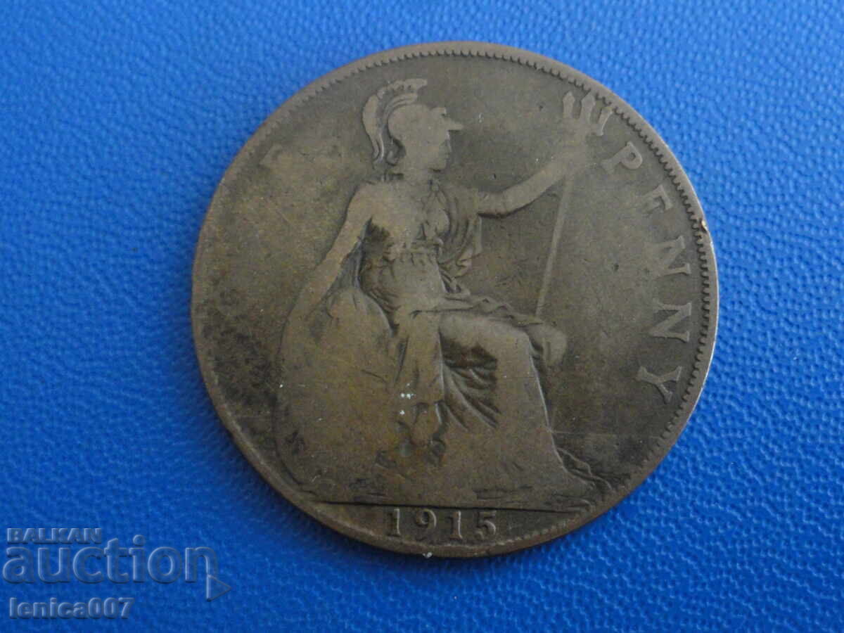 Auction  Great Britain 1915 - 1 Penny