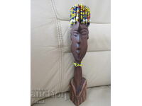 Κεφαλή ανδρικής φιγούρας από βασιλικό έβενο από την Αιθιοπία, Αφρική