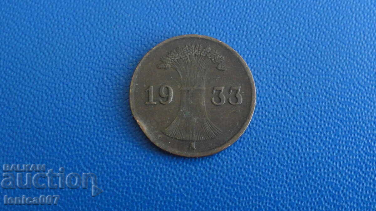 Auction Germany 1933 - 1 Pfennig (A) Auction Germany 1933 - 1 Pfennig (A)