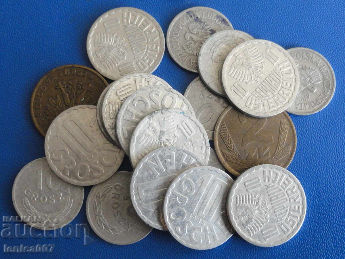 Δημοπρασία Πολωνία - Νομίσματα (19 τεμάχια)