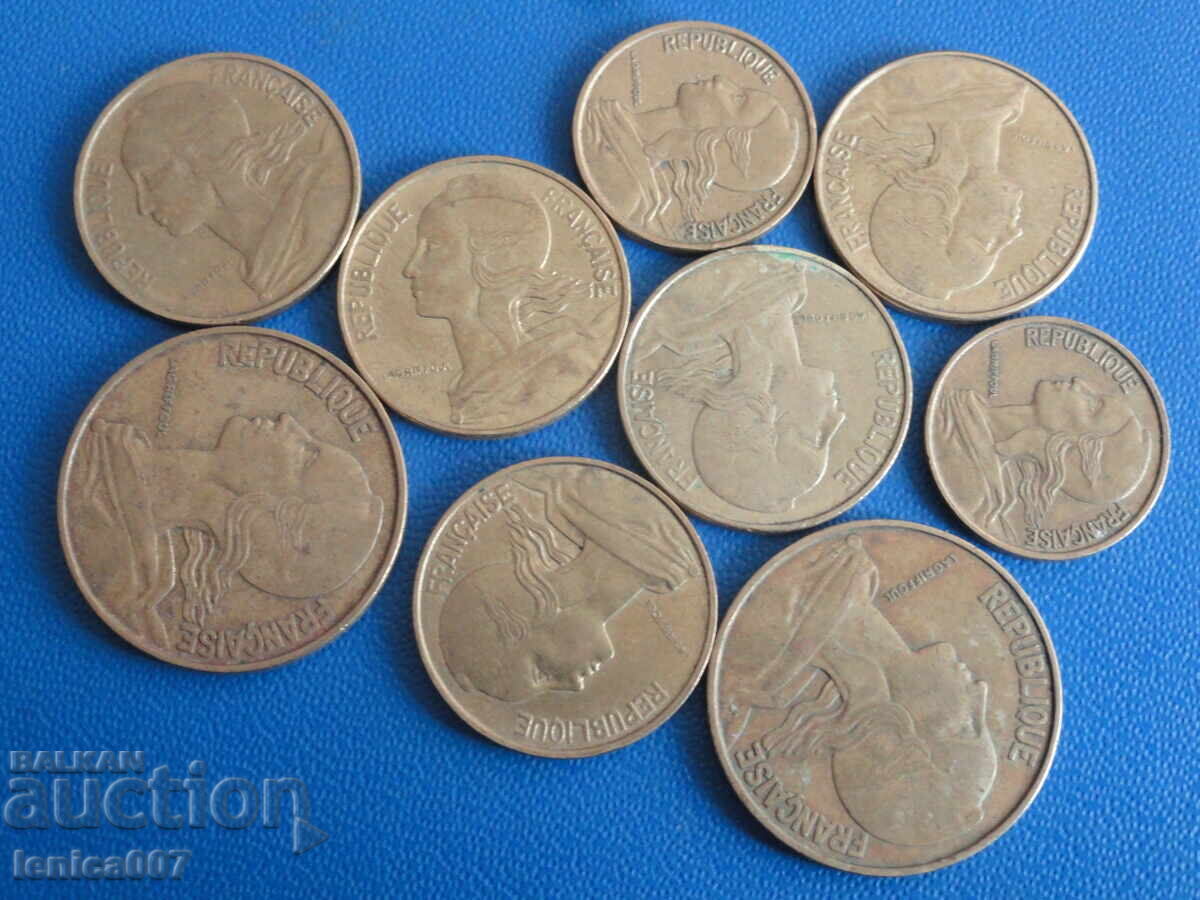 France - Coins (9 pieces) - 6