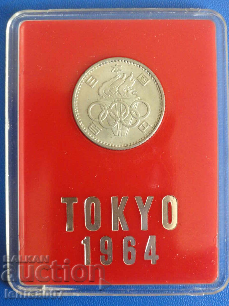 Аукцион Япония 1964г. - 100 йени ''XVIII ЛОИ, Токио 1964''
