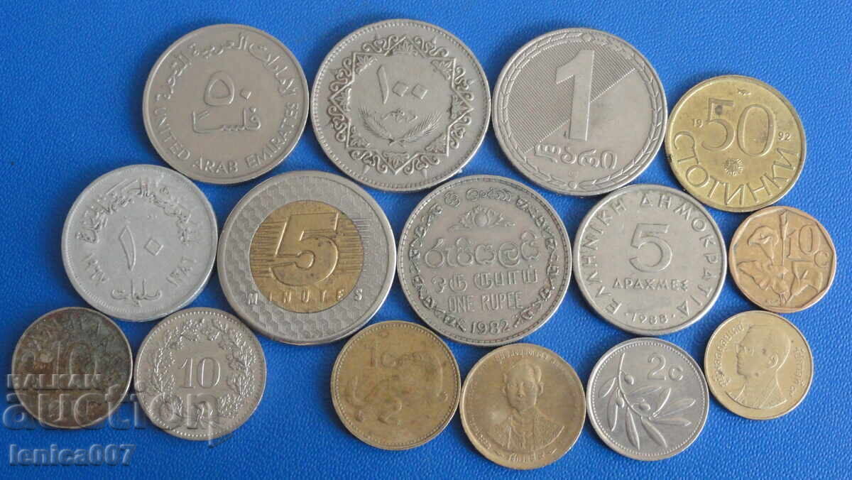 Monede interesante (15 bucăți) - 6 Monede interesante (15 bucăți) - 6