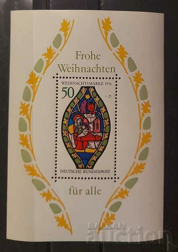 Germany 1976 Christmas Block MNH Germany 1976 Christmas Block MNH