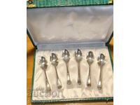 Silver spoon set England 1948 / silver 950 new!