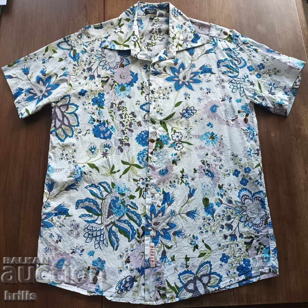 Доставка на МЪЖКА ХАВАЙКА С КЪС РЪКАВ - PAUL SMITH LONDON ПРИКАЗНА