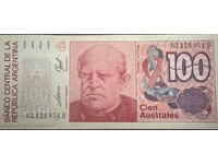 Argentina 100 Australs 1986-89 Pick 327c Ref 8954 Unc