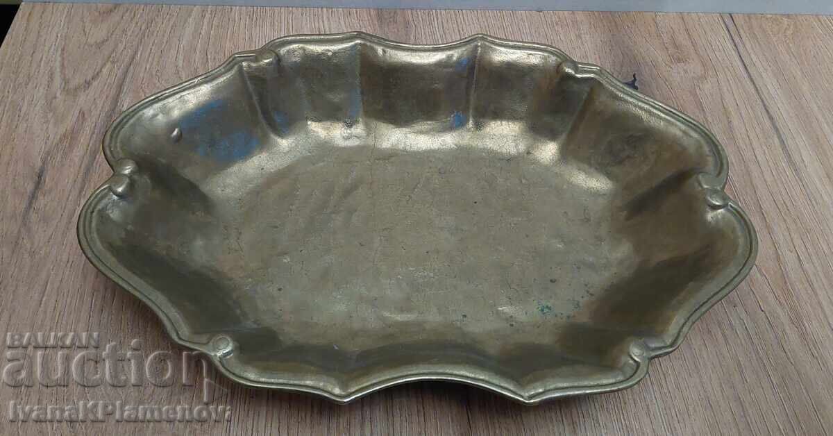 Large, solid brass cup for connoisseurs