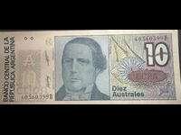 Argentina 10 Australe 1986-89 Pick 325b Ref 0399 Unc