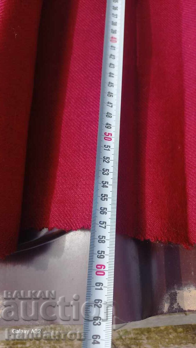 Доставка на СТАР ЧЕРВЕН ВЪЛНЕН ПЛАТ ПОЯС ТОП НОСИЯ