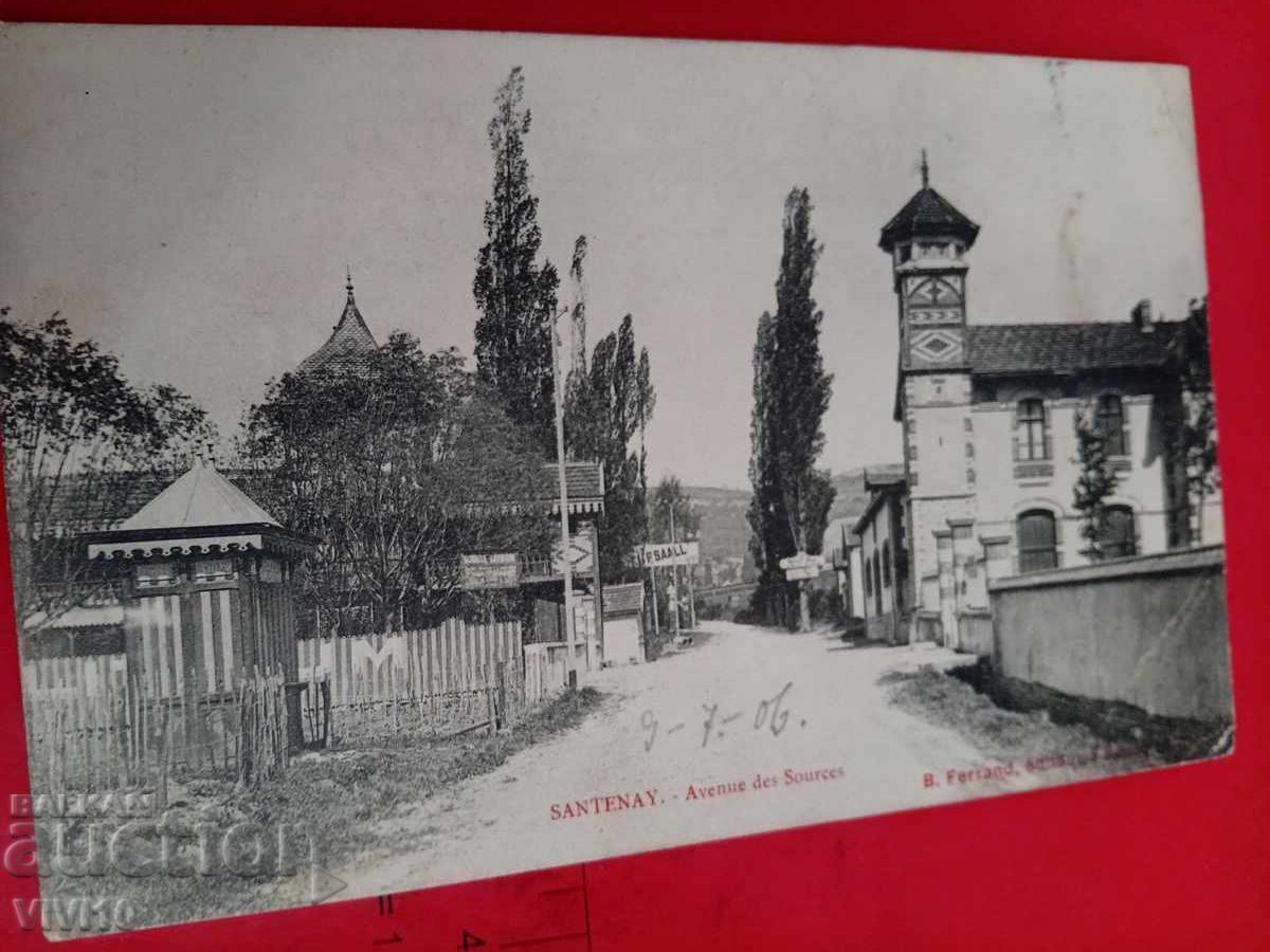 Старинна пощенска картичка 1906г