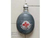 Βουλγαρικό αλουμινένιο παγούρι Ερυθρού Σταυρού