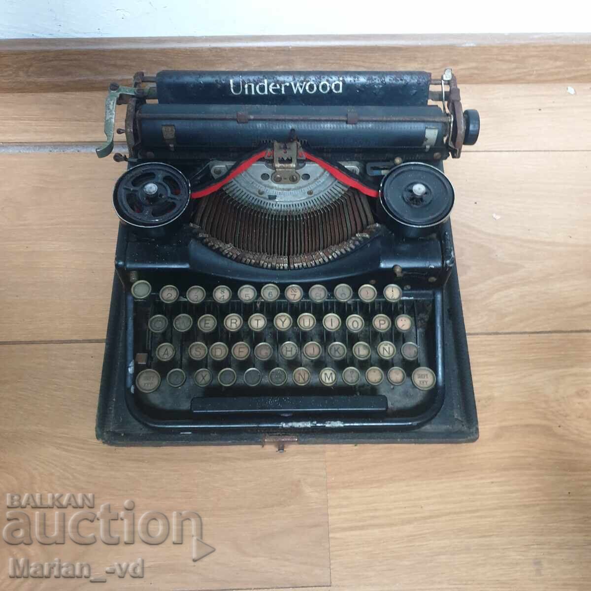 Mașină de scris "Underwood" 1929