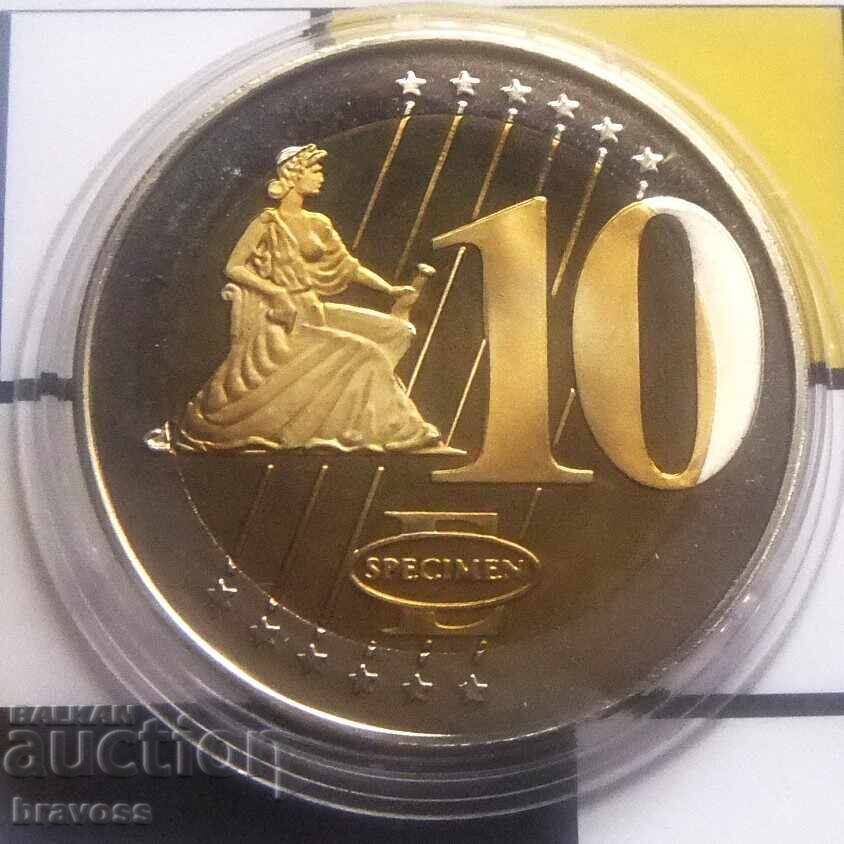 Βατικανό - 10 ευρώ - 2008 - δοκιμασία με τιμή 16.99 BGN | € 8.69