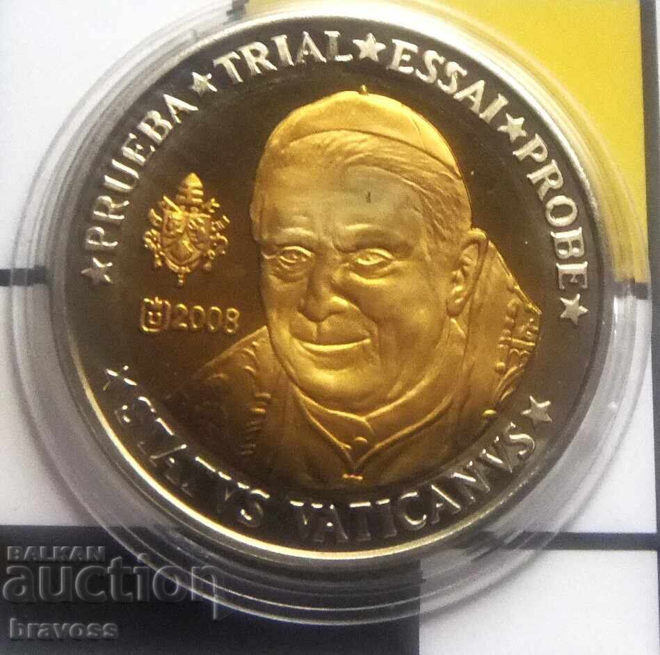 Βατικανό - 10 ευρώ - 2008 - δοκιμασία