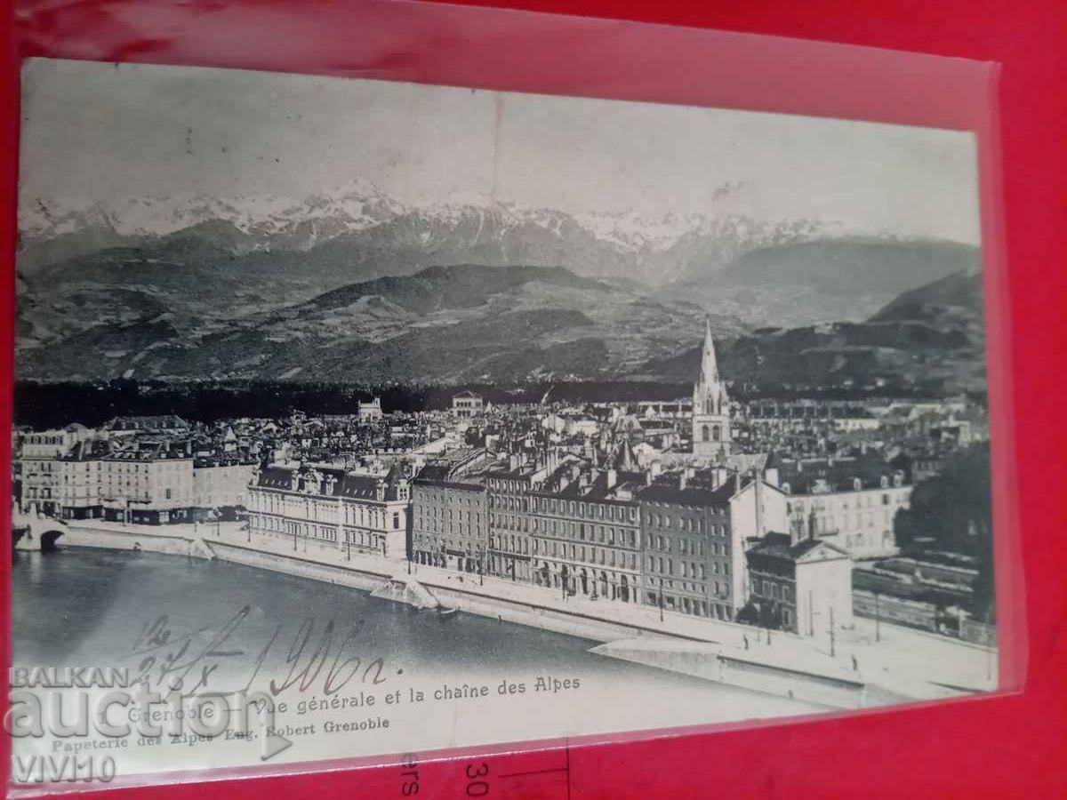 Старинна пощенска картичка 1906г