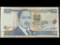 Kenya 20 șilingi 1996-2002 Pick 37a Unc Ref 8586