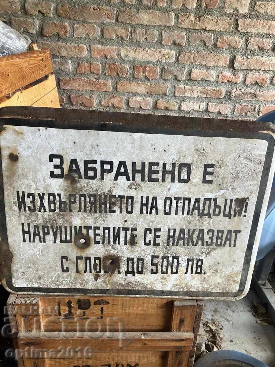 Rare old sign