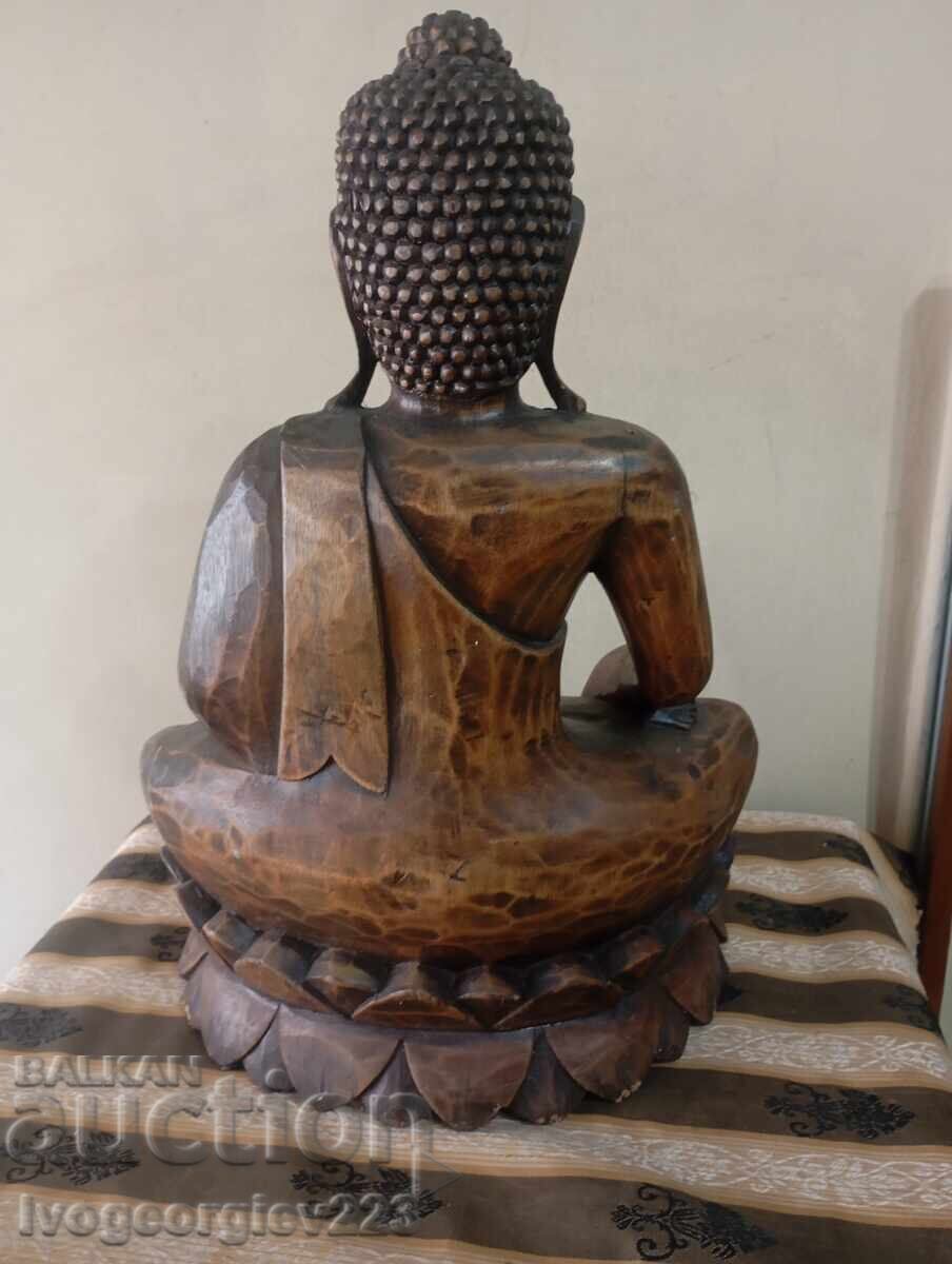 Ξύλινο αγαλματίδιο - Βούδας - 6