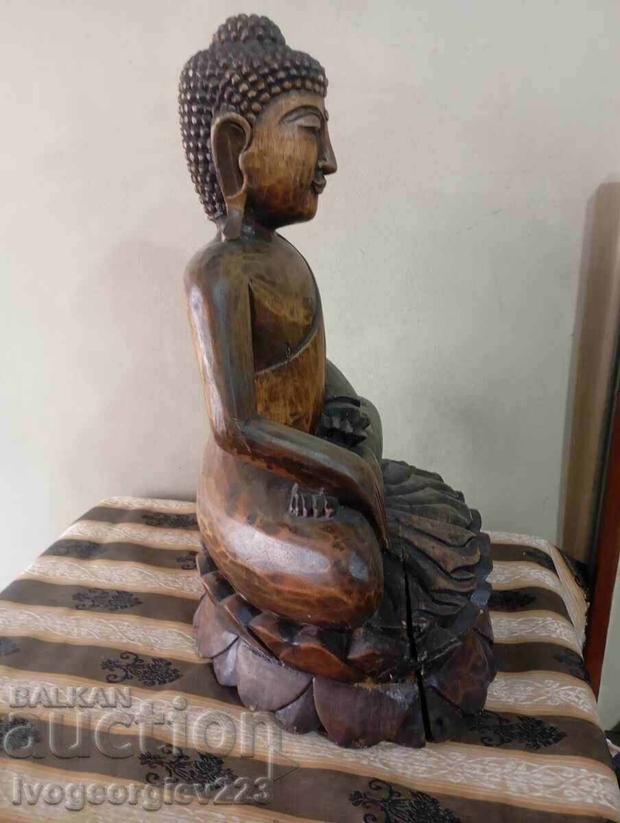 Ξύλινο αγαλματίδιο - Βούδας - 7