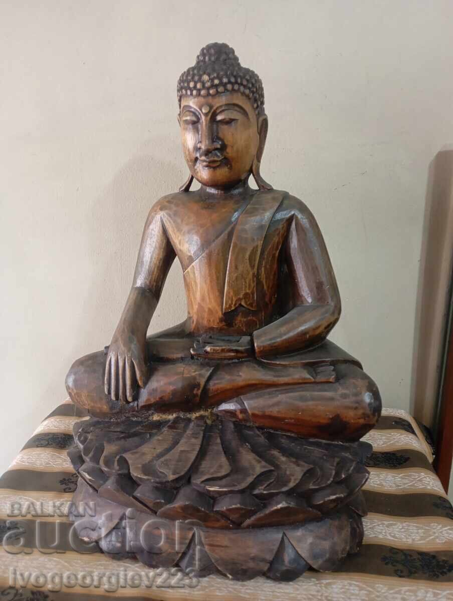 Ξύλινο αγαλματίδιο - Βούδας