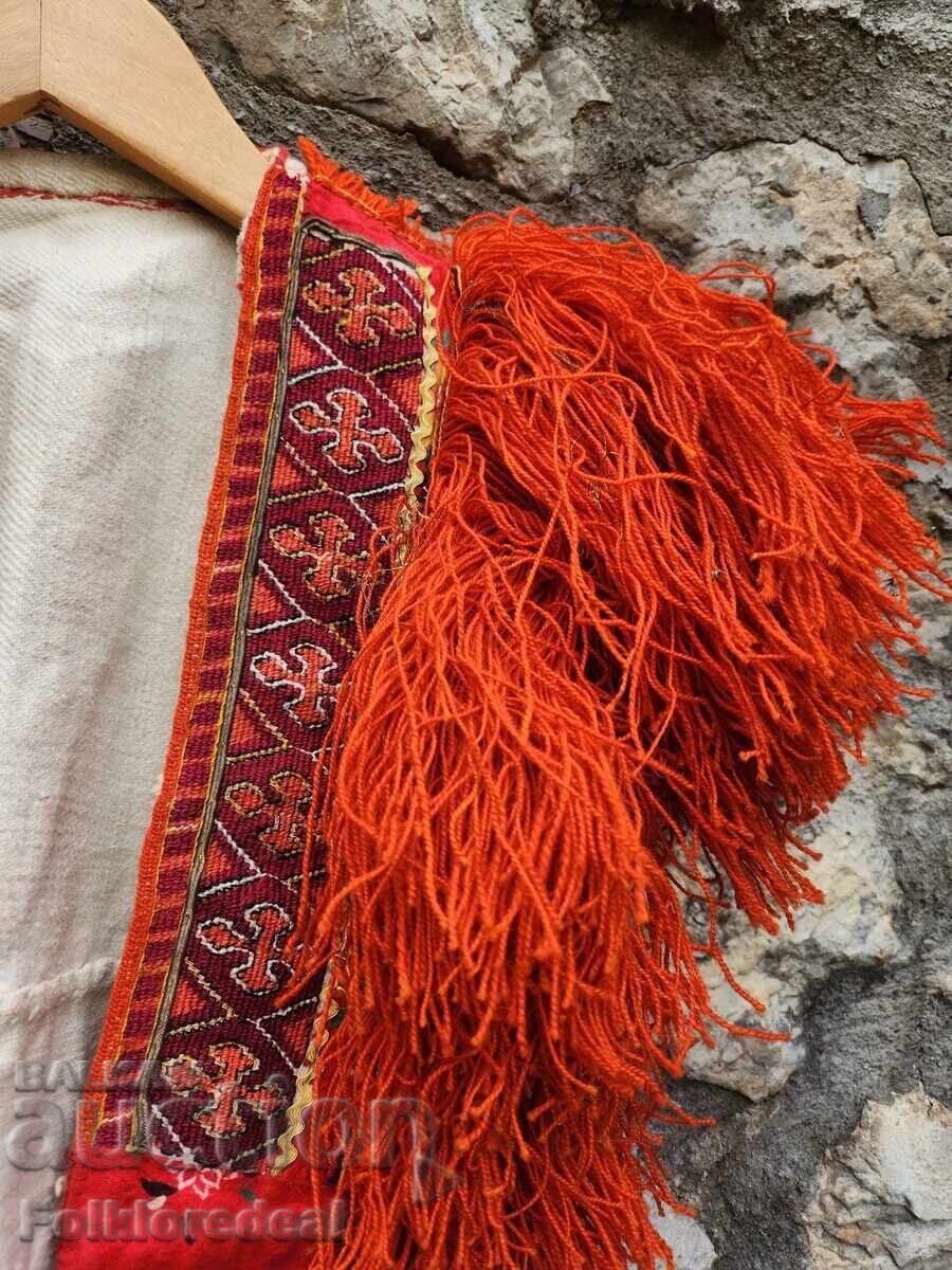 Delivery of Sash for Mariovo bridal costume, embroidered sash